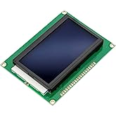 AZDelivery LCD Display 128 x 64 Pixel 12864 Display KS0108/KS0107 with Blue Background and White Characters Compatible with A