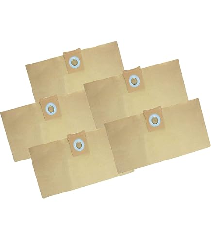 Sacchetti Per Aspirapolvere Titan - Confezione Da 5 - Adatti Per Modelli 16L, 20L, 30L, 40L - Kga-supplies