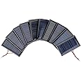 SUNYIMA 10Pcs 5V 30mA Mini Solar Panels for Solar Power Mini Solar Cells DIY Electric Toy Materials Photovoltaic Cells Solar DIY System Kits 2.08"x1.18"(5V 30mA 53mmx30mm)