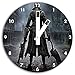 Produktbild bloodborne ps game Bild auf Wanduhr mit weißen stumpfen Zeigern und Ziffernblatt, Durchmesser 30cm, perfekte Dekoration für Ihr Zuhause, Super Geschenkidee für groß und klein