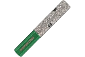 KURSTOL Punta per Trapano Diamantata - 10MM Fresa Diamantata Frese per Piastrelle+Adattatore Gambo Esagonale per Porcellana Granito Piastrella Marmo Taglio a Secco