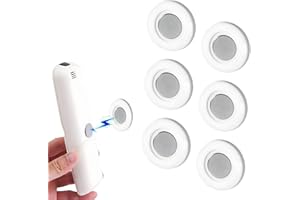 PLUVYZE 6 Stück Fernbedienung Halterung,Magnetischer Fernbedienung Halterung,Universal Stark Klebender Wandhalterung,Starke Starker Magnethalterung,Passend für TV-/Klimaanlagen-/Lüfterfernbedienung (Weiß)