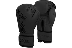 Xn8 Sports Boxing Gloves for Sparring Training MMA Fighting Punching Bag Muay Thai Gloves Lamina Hide Leather Kickboxing Gloves for Men Women Martial Arts Workout 10oz 12oz 14oz 16oz Boxercise