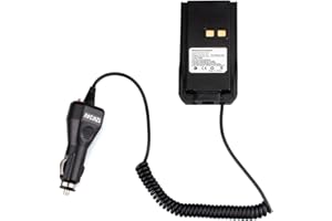 RETEVIS Ailunce HD1/RT29 Cargador de Batería Alimentador de Walkie Talkies Carga de Coche 12V-24V Adaptador Compatible con Walkie Talkie RT29 Ailunce HD1 DMR Radio (Negro, 1 Pack)