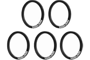 Yundxi 5 Stück Fahrrad Unterlegscheiben Set für Rennrad Tretlager, Schwungradnabenscheiben