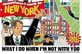Front cover for the book Sometimes I Work in New York by Tom Daly
