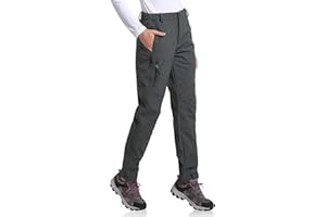 BALEAF Pantaloni Sci Donna Pantaloni Invernali Impermeabile Trekking Flepa Termico Montagna Escursionismo Softshell