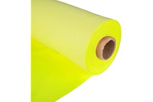 DISCOUNT FABRICS LTD Tessuto in tela impermeabile da 113,4 g, resistente e spesso, per esterni, larghezza 150 cm, colore giallo