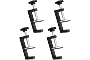 Peiyee 4 Piezas Sargentos G Para FijacióN,SujecióN Abrazaderas Metalicas,Abrazadera De Mesa,Abrazadera Fija CarpinteríA,Para CarpinteríA De Bricolaje, Soldadura, EbanisteríA,Fijar Madera