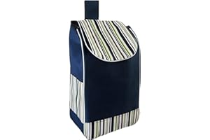 MORKITE Borsa per la Spesa in Tessuto Oxford, Borsa di Ricambio Pieghevole per Carrello, Borsa per la Spesa di Ricambio Pieghevole Impermeabile per Carrello della Spesa