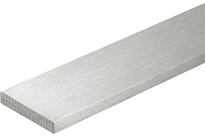 sourcing map 316L Stainless Steel Flat Bar 500mm Length 25mm Width 4mm Thickness Metal Strips Brushed Finish for DIY Kitchen Craft Machinery Building Chemical Industry, 1pcs