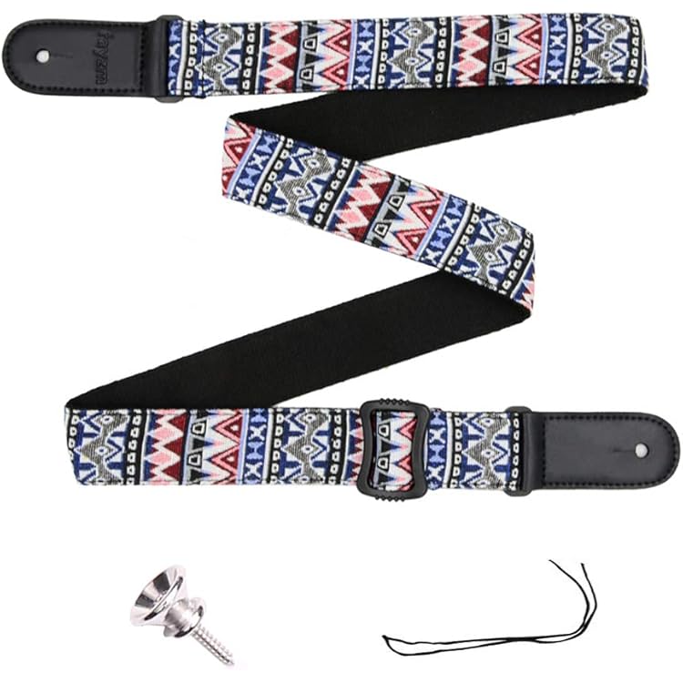 Cascha Ukulele Gurt, vegan - Mauve Birds - Verstellbarer und komfortabler Ukulelengurt aus umweltfreundlichen Materialien, langlebig und stylisch, passt zu allen Ukulelen, ideal für alle Spieler