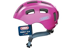 ABUS Youn-I 2.0 bike helmet - with light for children, teenagers and young adults - for girls and boys
