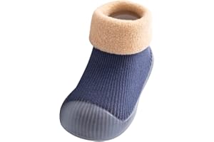 TOMORTSUN Chausson Chaussette Antidérapante Bébé Fille Mignonne Chaussettes Bebe Nouveau-né Unisex Chaussures Premiers Pas Semelle Souple Nourrissons Garçon Chaussette Tout-Petits Pré-Marcheurs