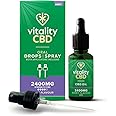 Vitality CBD Drops, Spray in MCT Oil 2400 mg, Berry, 30 ml, NO THC