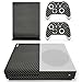 Produktbild DOTBUY Xbox ONE S Design Folie Vinyl Aufkleber für Konsole + 2 Controller + Kamera Sticker Skin Set (Carbon Fiber Black)