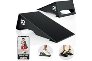 Double Circle Squat Wedge - Professional Squat Ramp for Weightlifting and Fitness, Squat Ramp for Heel Increases Squats and Calf Lifts