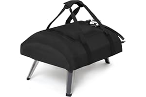 Rilime Pizza Oven Carry Bag Compatible with Ooni Koda 12 Gas Pizza Oven, Portable Pizza Oven Cover, Outdoor Oven Carrying Case with Pocket for Oven Accessories, Bag Only(600D 63 * 41 * 16cm)