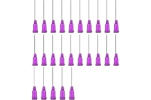LTKJ Luer Lock Kunststoffspritze, 30G stumpfe Spitze, Messspritze Werkzeuge zum Messen, Lipgloss, Flüssigkeitsnachfüllen, Dosieren, DIY Handwerk, Öl Nachfüllen, Füttern von Haustieren, Klebeapplikator