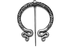 HOTADEN Broche Viking écharpe Cape Châle fermoir à boucle Pin pour les femmes Costume Broches Accessoires Décor