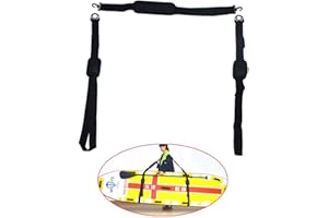 CRSUSUKJ Sup Board Sangle de Transport réglable, Sangle de Planche de Surf, Sangle de Transport Portable pour Kayak, Planche de Surf, Paddleboard, canoë, Sup Sangle de Transport réglable en Nylon