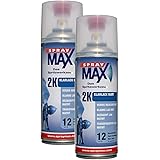 Kwasny 2X 680 065 SPRAYMAX 2K Klarlack transparent matt Versiegelung 400ml