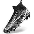 DimaiGlobal Football Boots Men's High-Top Indoor Football Shoes Astro Turf Trainers Boys Futsal Shoes Professional Competition Athletics Sneakers Teenager Breathable Soccer Shoes Unisex