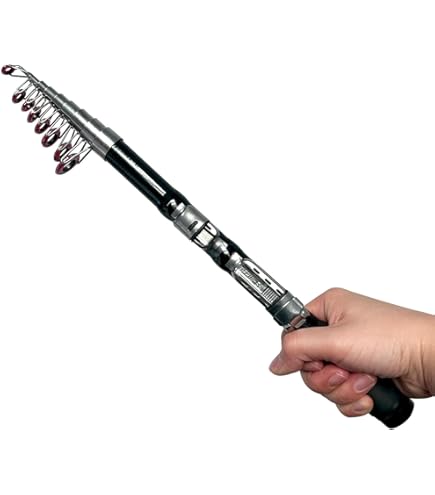eagle claw telescopic fishing rod Pack It Fly Combo, 6'6" Be ready to go fishing at any time with the Pack Eagle Claw Pack-It Telescopic Spin
