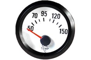 ESUPPORT E Support Instrumento para medir la presión, 2 pulgadas, 52 mm, coche, universal, luz LED, en bares, al vacío