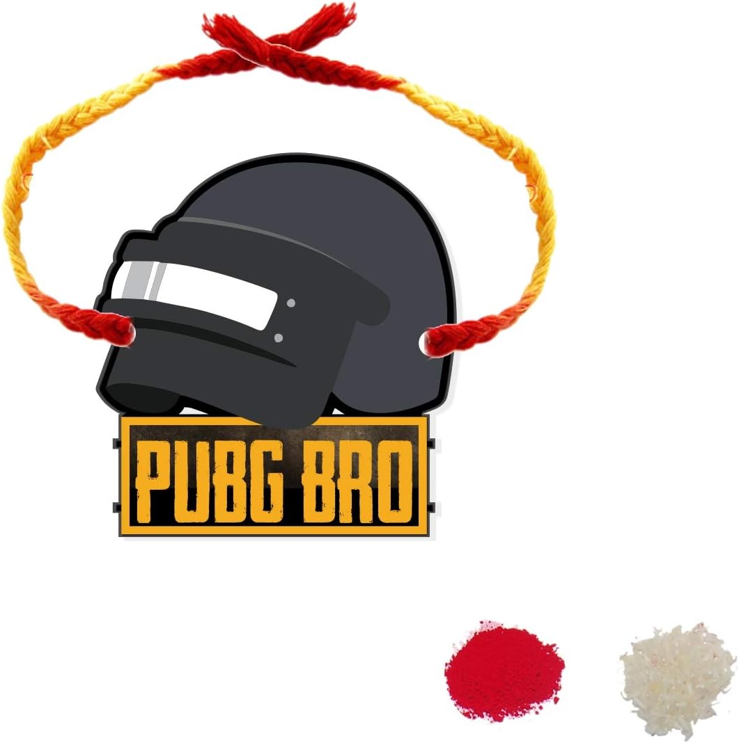 Yaya Cafe Rakhi for Brother, PubG Bro Printed Kids Rakhi Raksha Bandhan
