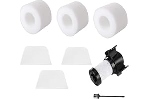 OHIFAN Filter Compatible with Shark Stick Vacuum Cleaner IF200UKT IF250UKT, Shark HEPA Filter Kit Replaces Part XPSTMF100 & XPREMF100,1 Hepa and 3 foam Shark Filters Set
