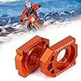 Fast Pro Motorcycle CNC Rear Axle Blocks Chain Adjuster for SX85 03-14 EXC EXCF XCW XCFW 125-530 SX SXF XC XCF 125-450