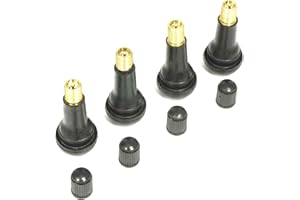 FELGENFACTORY 4X Gummiventile TR413 Reifenventile – Snap-In Ventil 43mm – Schwarz – 4,5 Bar – 11,3mm Ventilloch