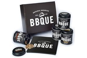 ‎BBQUE BBQUE Barbecue spices, 4 high-quality spices for grilling and giving as a gift. The must-have set: steak, fish, chicken and our all-rounder spice