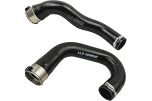 LLS-GERMANY 2 tubi d'aria di carica turbo compatibili con Chev.rolet Trax, 1.7 TD, 835134, 95194143, GM95194143, 1302287, GM 95371558, GM 39071730, connettore originale HENN