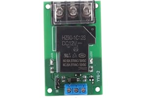 YWBL-WH Modulo Relè a 1 Canale 12V DC 30A Scheda Relè Trigger di Livello Alto e Basso con Isolamento dell'Accoppiatore Ottico