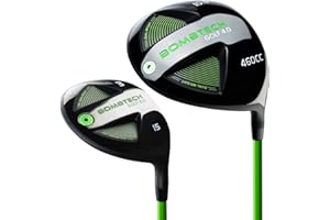 BombTech Golf - 4.0 Driver e 3 Legno Bundle - Premium Golf Wood Set per uomo - Facile da colpire Tee - Max perdono e precisione