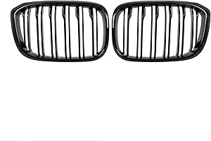 DOCAS Griglia paraurti anteriore per X3 G01 2018-2021 X4 G02 2019-2021 nero lucido