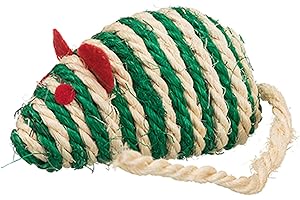 Trixie Ratón de Cuerda Sisal, con Catnip, 10 cm, Gato