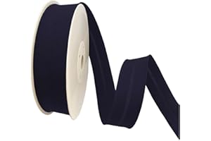 TEXTEX = Bies de 30mm de Ancho. 50% Algodón y 50% Poliéster. Pieza de 10m - (Azul Marino)