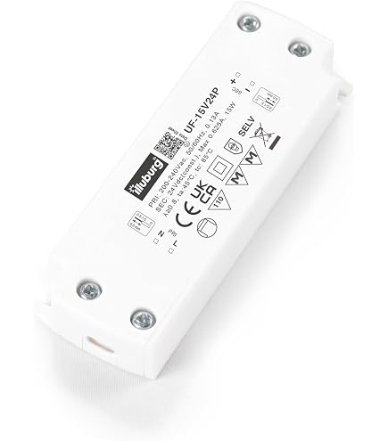 Transformateur LED SELV SLT15-24V-1 - 15W, Sortie 24VDC - Pour éclairage De Cuisine