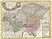 Produktbild MAP ANTIQUE HOMANN HEIRS AUSTRIA BOHEMIA CZECH REPUBLIC ART PRINT POSTER BB8180
