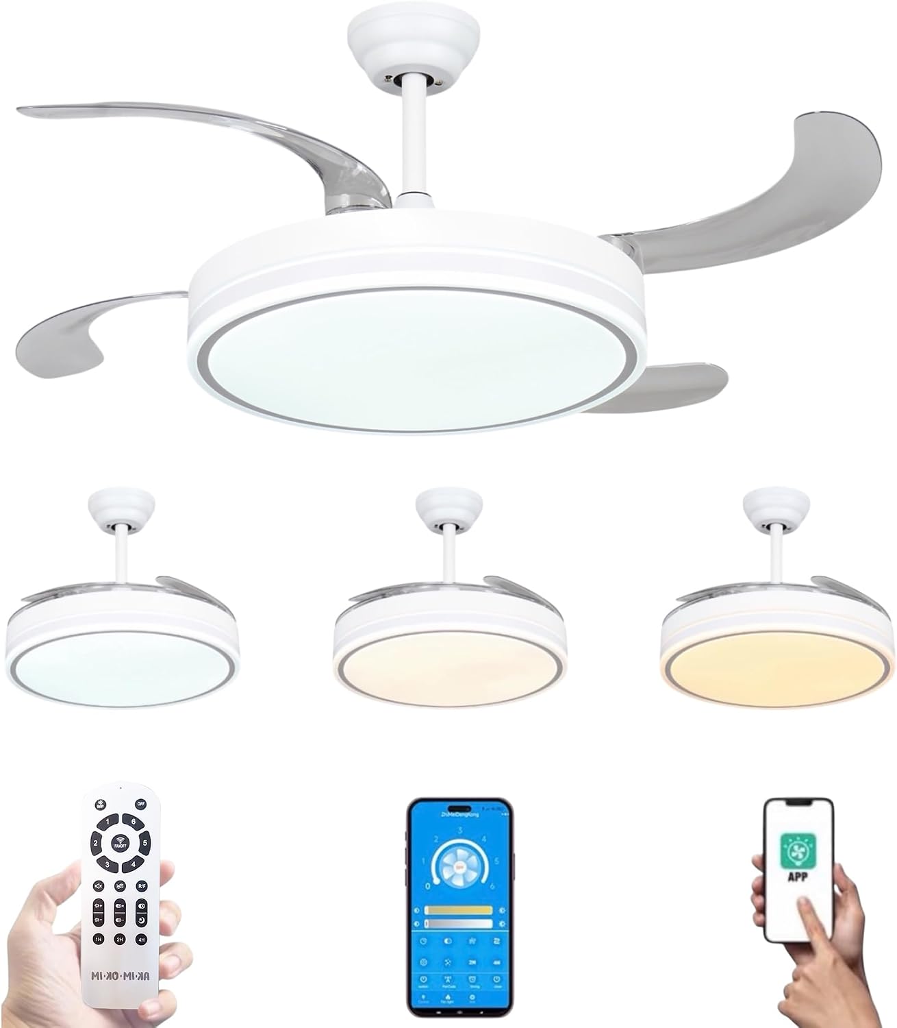 Avis d'Expert & Test Approfondi : MiKoMiKa Ventilador de techo 96W con luz LED (Sélection)