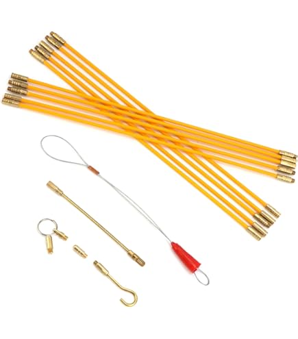 Fischband-Set 25m - Professionelle Kabeleinziehhilfe Für Elektriker