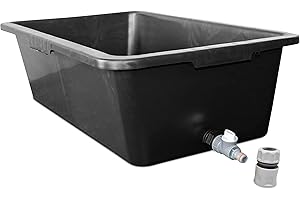 MYPURECORE YOU AT THE CORE Versatile Large 90L Dog Bath/Pool/Tub - Suitable for Small to Large Breeds - with Drain Plug & Premium Connector - Perfect for medium and large dog breeds - Durable, Easy to Store. Set by MYPURECORE