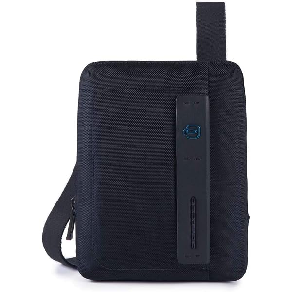 PIQUADRO Hobo Bag In Pelle - Borsa A Mezzaluna Con Fodera In Poliestere E Chiusura A Bottone
