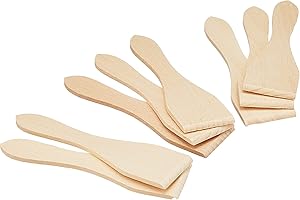 JORISELECTION Lot de 8 spatules à raclette BOIS FRANCAIS