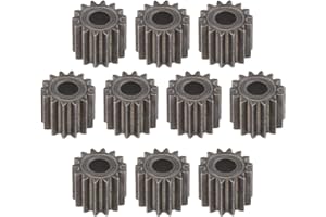 ChgImposs 10 Stück 14 Zähne 8,2 mm Durchmesser austauschbares Motorgetriebe für RS550 10,8 V / 12 V / 14,4 V / 16,8 V / 18 V / 21 V DC Motor