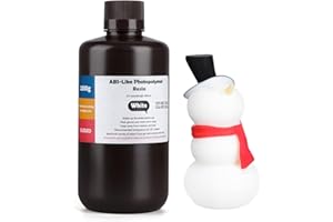 ELEGOO ABS Podobna do Drukarki 3D Żywica LCD Żywica Utwardzana Promieniami UV 405nm Standardowa Żywica Fotopolimerowa do Drukowania 3D LCD/MSLA/DLP 1000g Biały