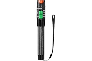 GUAKIILI 30mW Localisateur de Défaut Visuel Testeur de Stylo de test de câble optique SC/FC/ST 2,5 mm Interface VFL 30KM de portée, Fibre Optique Cable Testeur (Green)